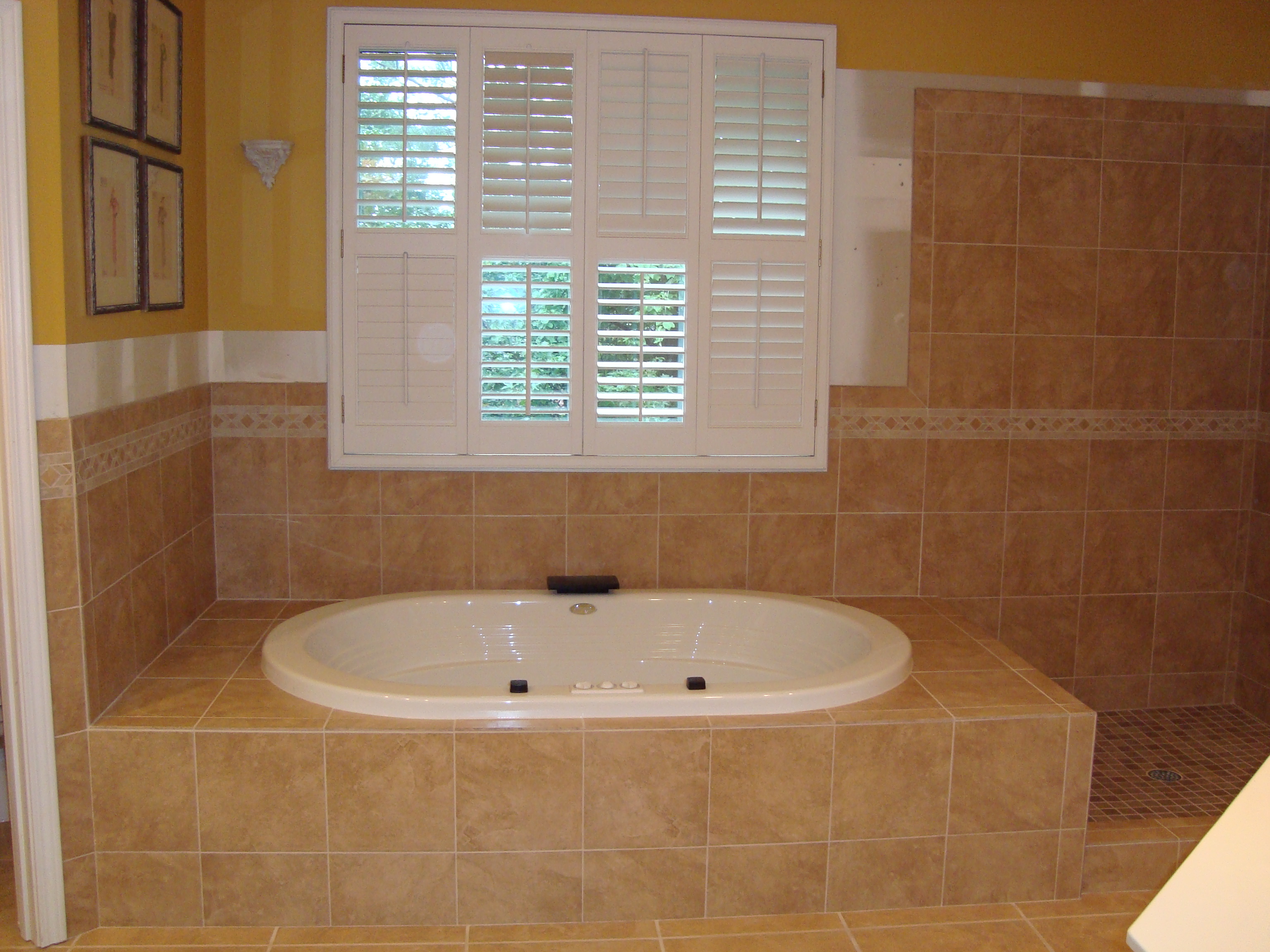 Tiled walls