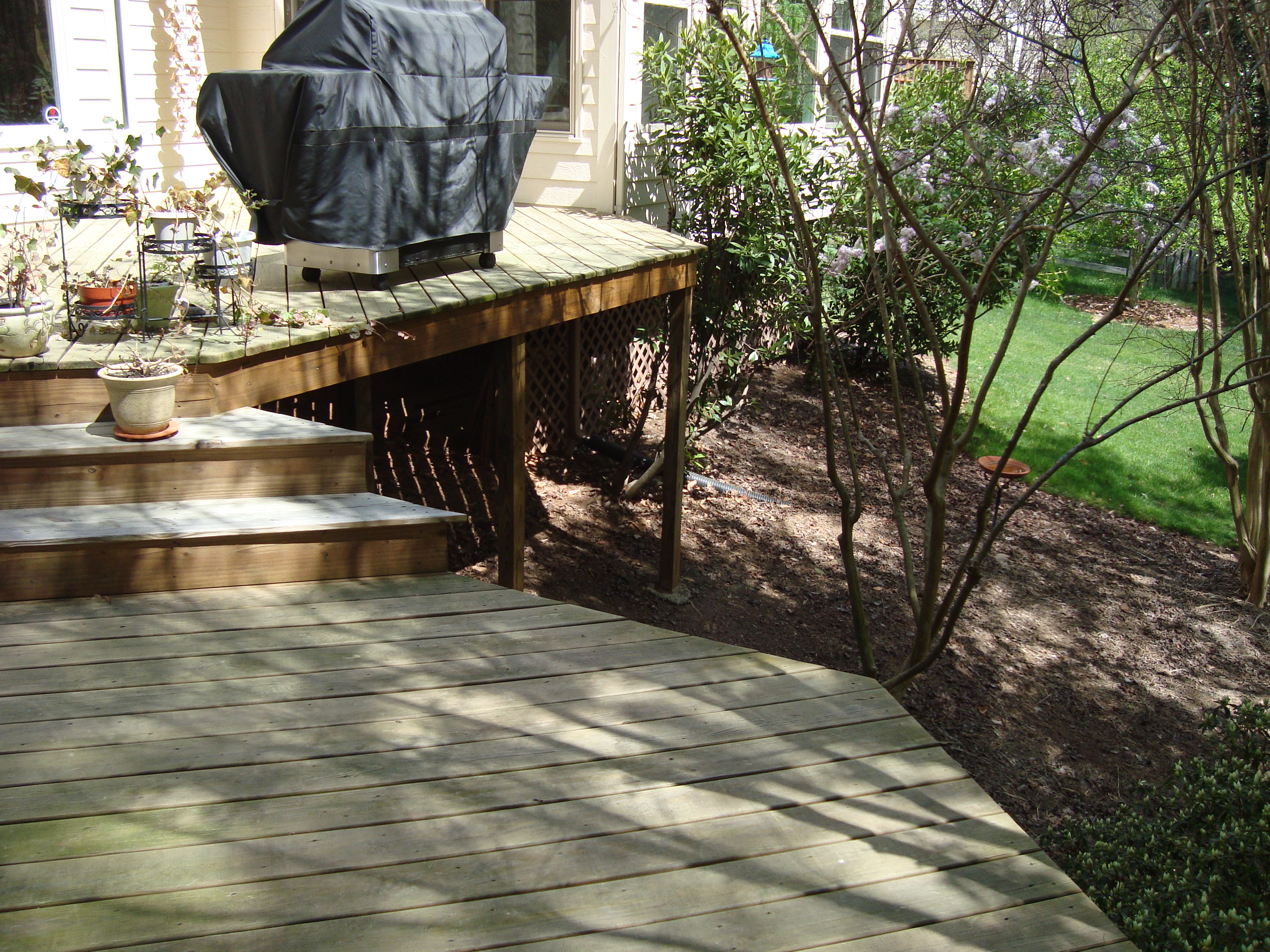 Existing deck