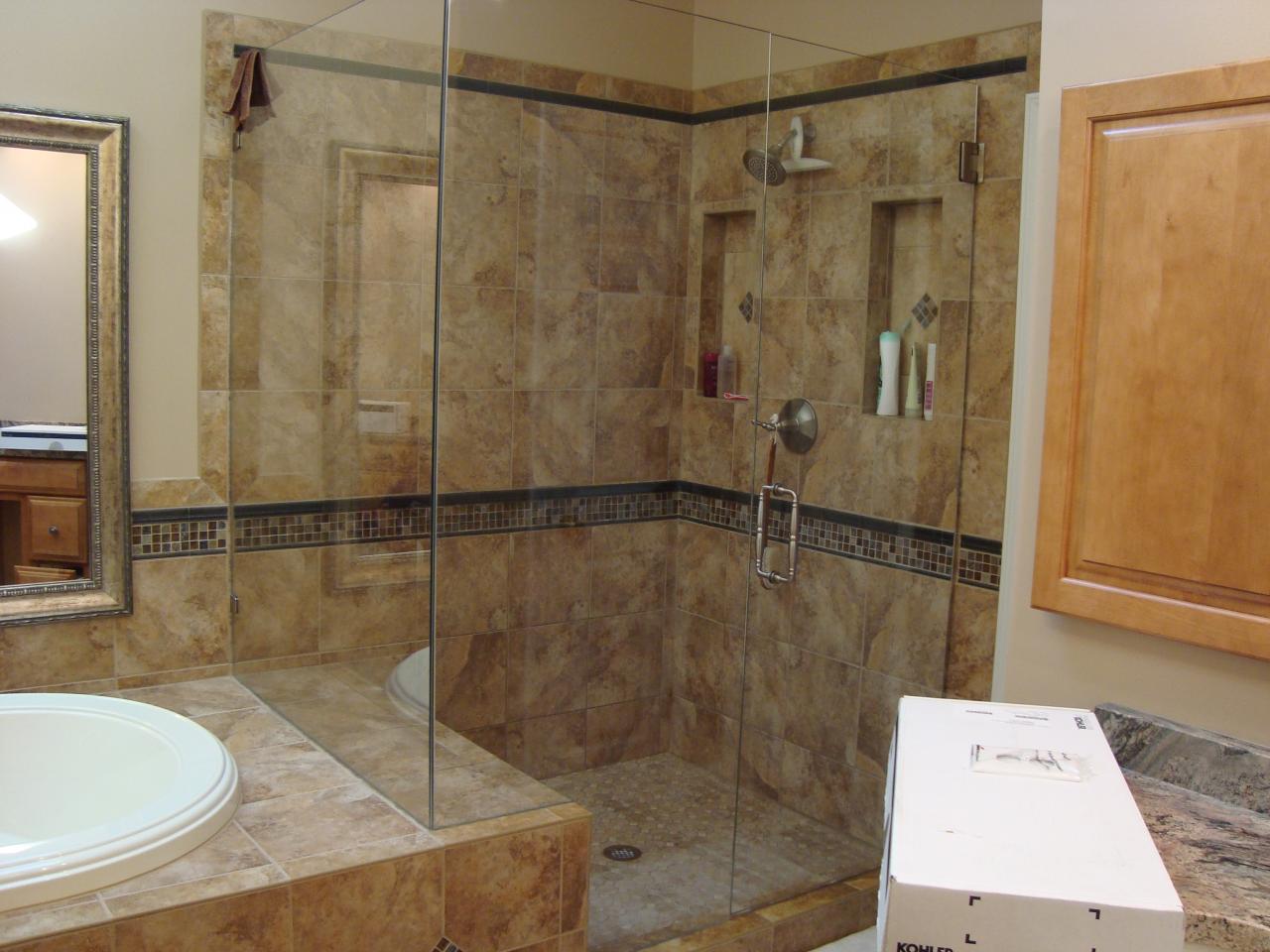 Right of tub